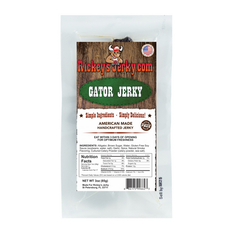 🐊 Alligator Jerky – Swamp-Raised, Surprisingly Savory