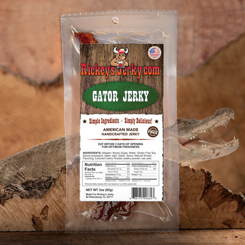 🐊 Alligator Jerky – Swamp-Raised, Surprisingly Savory