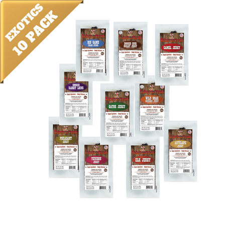 10 PACK EXOTICS (you pick the meat)