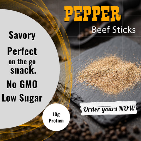 Beef Sticks - Peppered