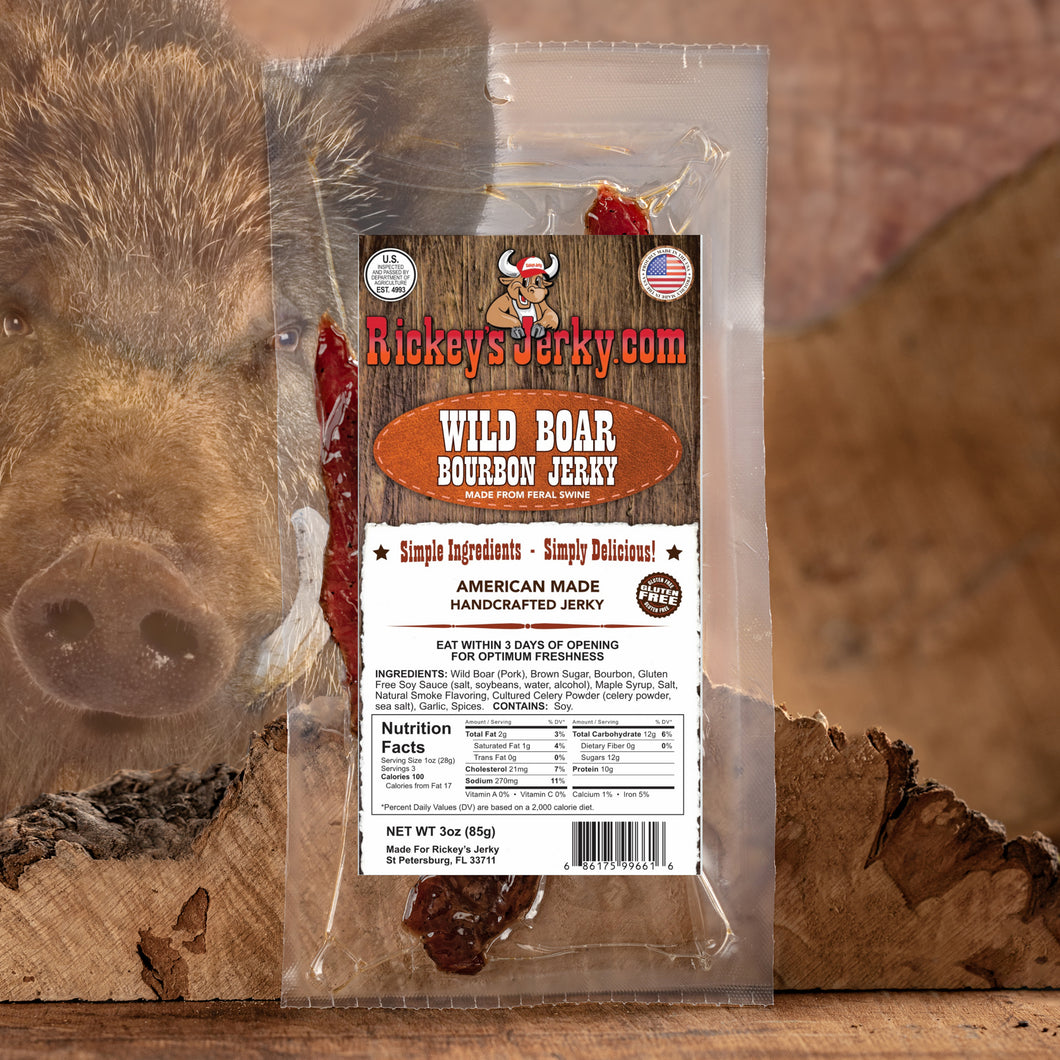 Wild Boar Bourbon Jerky